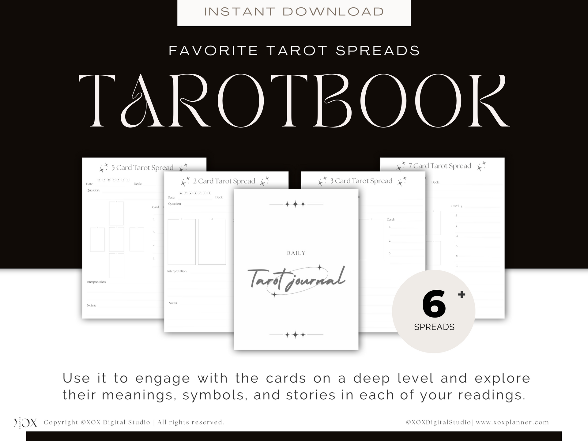 Tarot Reading Journal {Printable PDF}